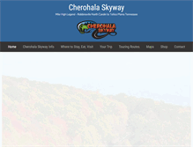 Tablet Screenshot of cherohala.com